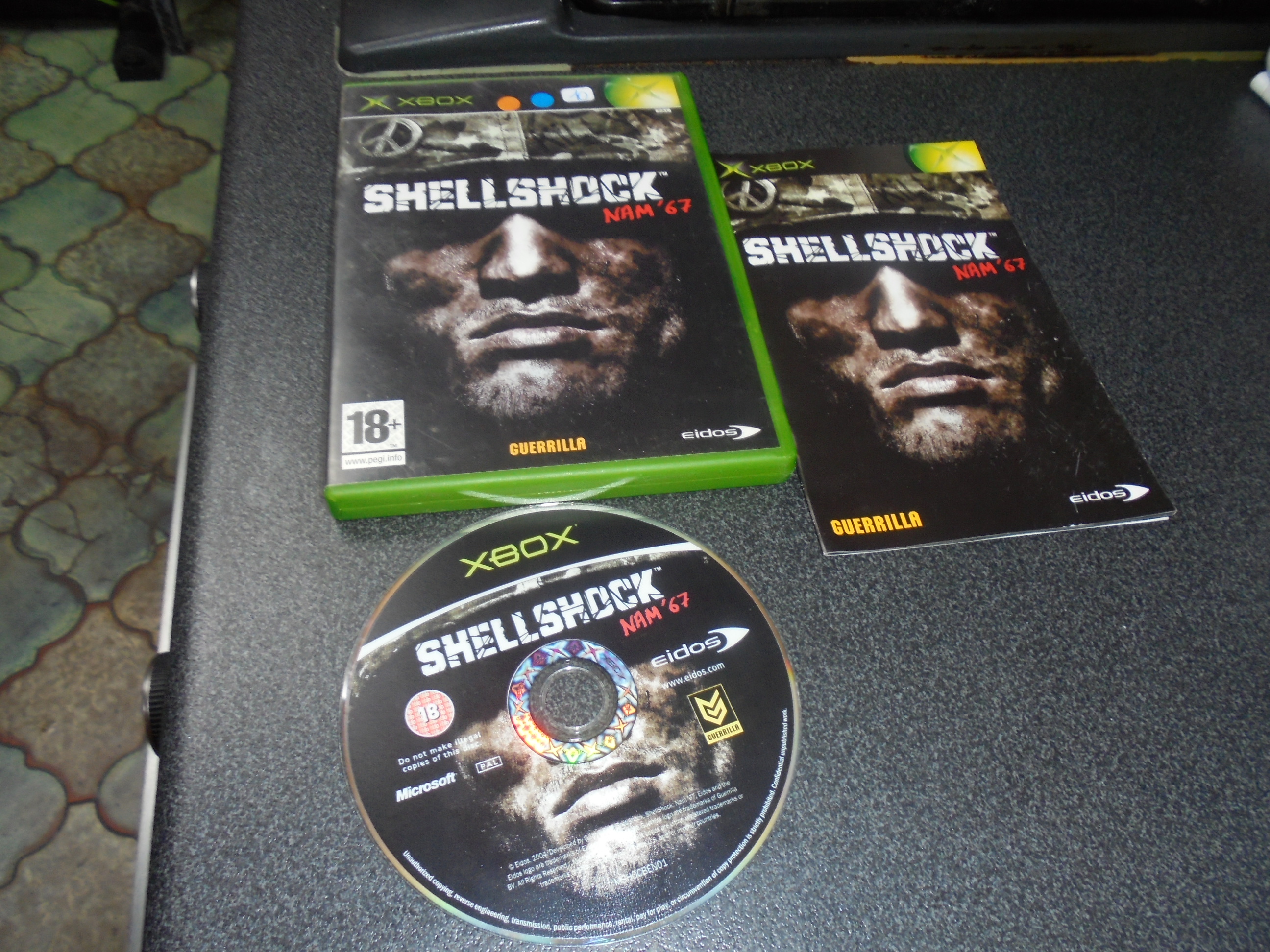 2004 SHELLSHOCK NAM 67 Xbox PlayStation Video Game - Promo PRINT AD 9 X  10.75